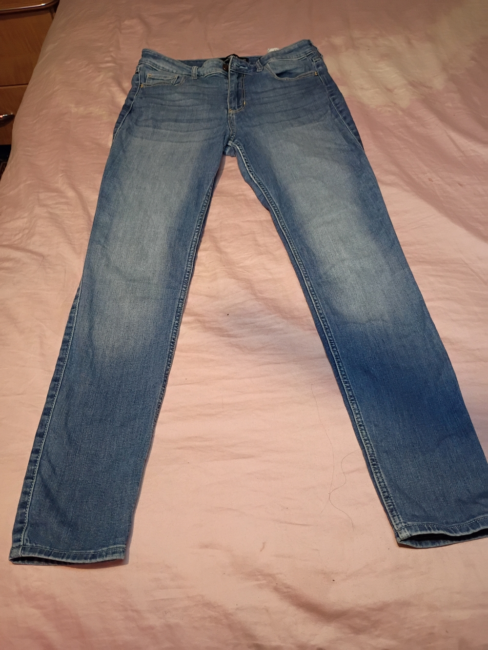Hollister Light Blue High-Rise Super Skinny Jeans